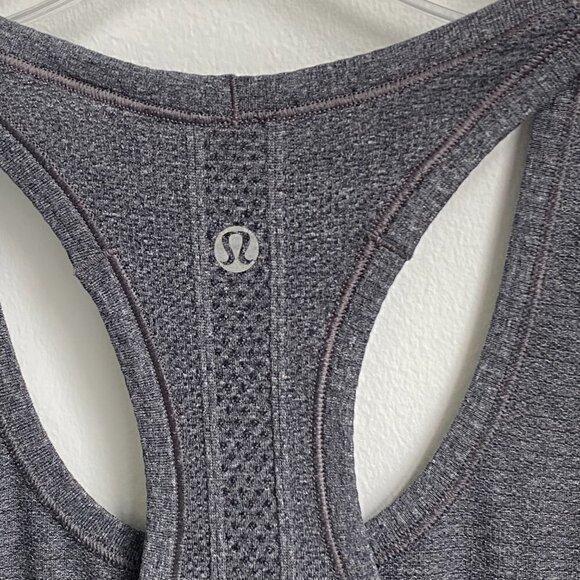 Lululemon Run Swiftly Racerback Tank Grey 6 NWOT - Picture 8 of 10